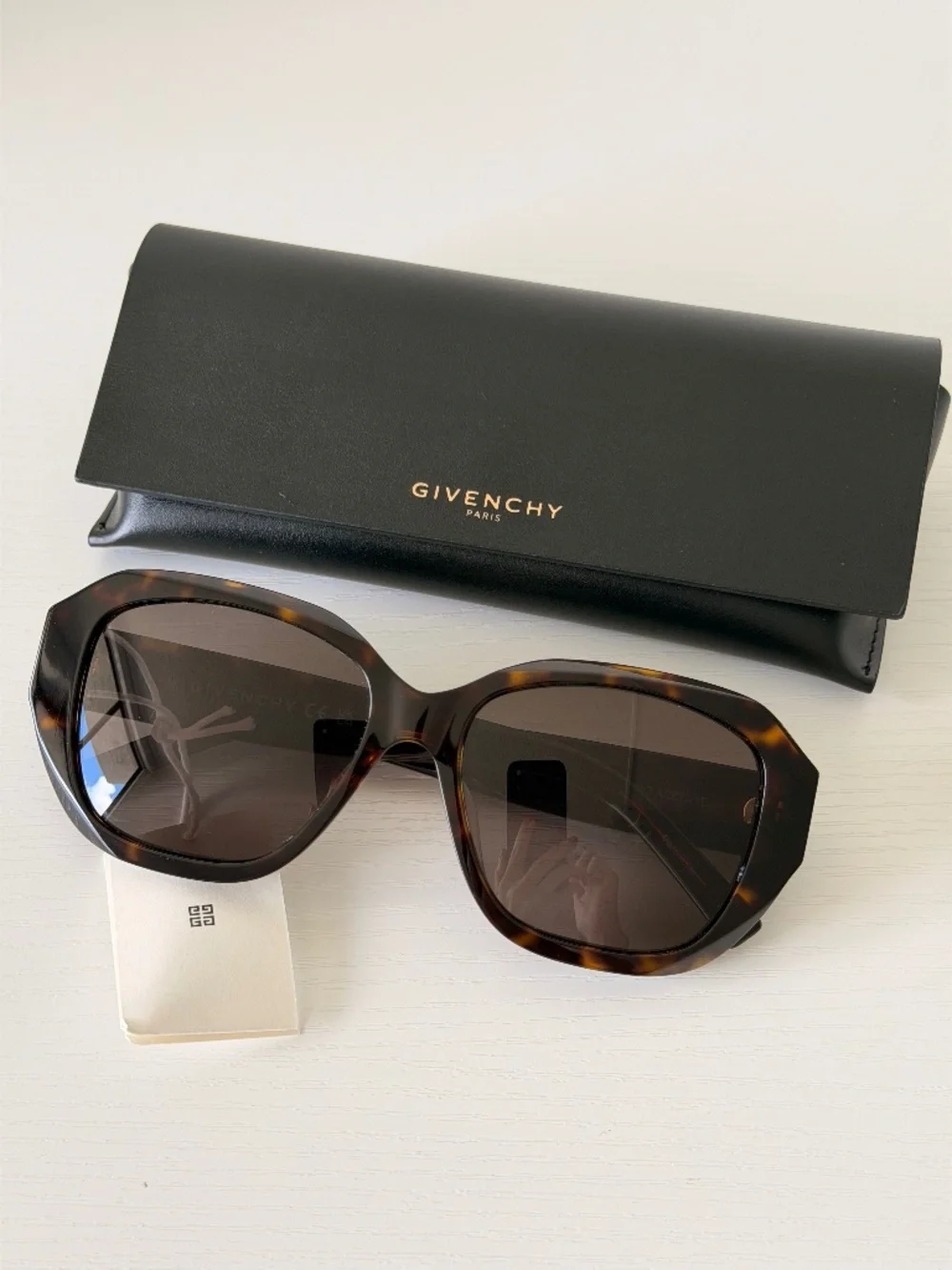 New GIVENCHY Sunglasses GV400751 52E Dark Havana Frame Authentic